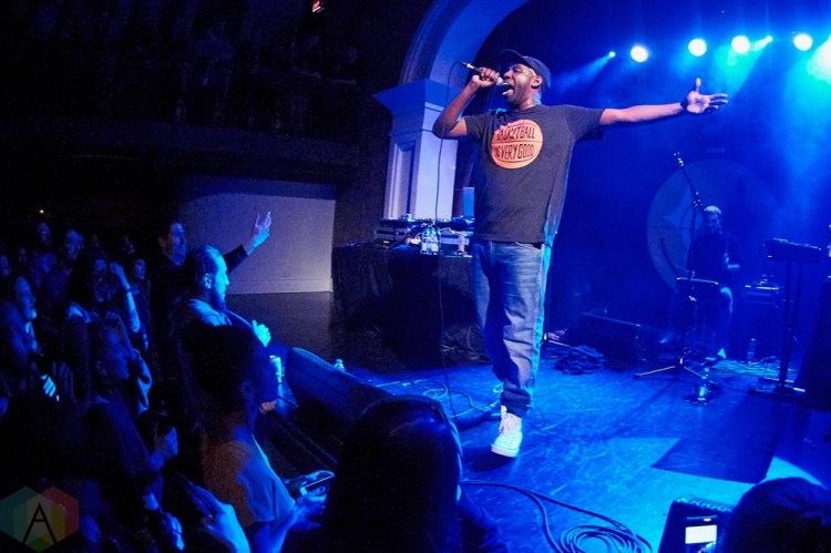 TORONTO, ON - DECEMBER 14: Shad performs at The Great Hall in Toronto on December 14, 2018. (Photo: Morgan Harris/Aesthetic Magazine)