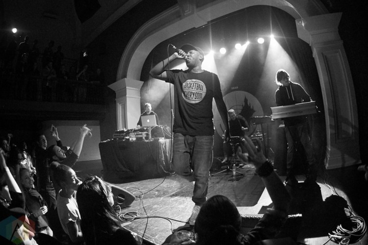 TORONTO, ON - DECEMBER 14: Shad performs at The Great Hall in Toronto on December 14, 2018. (Photo: Morgan Harris/Aesthetic Magazine)