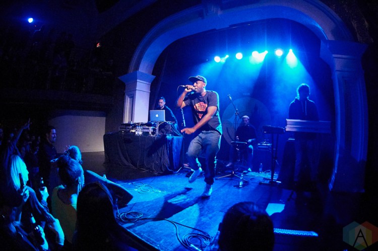 TORONTO, ON - DECEMBER 14: Shad performs at The Great Hall in Toronto on December 14, 2018. (Photo: Morgan Harris/Aesthetic Magazine)