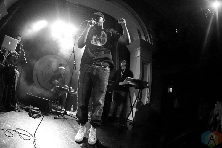 TORONTO, ON - DECEMBER 14: Shad performs at The Great Hall in Toronto on December 14, 2018. (Photo: Morgan Harris/Aesthetic Magazine)