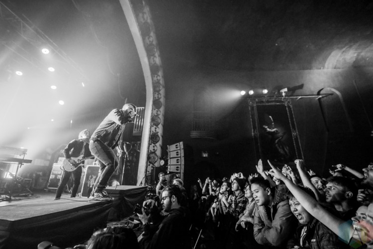 TORONTO, ON - DECEMBER 15: Silverstein performs at The Opera House in Toronto on December 15, 2018. (Photo: Joanna Glezakos/Aesthetic Magazine)