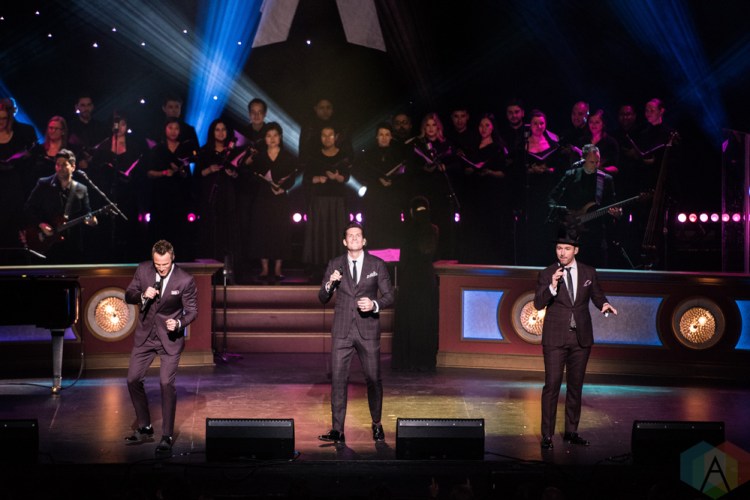 TORONTO, ON - DECEMBER 17: The Tenors performs at Sony Centre in Toronto on December 17, 2018. (Photo: Jaime Espinoza/Aesthetic Magazine)