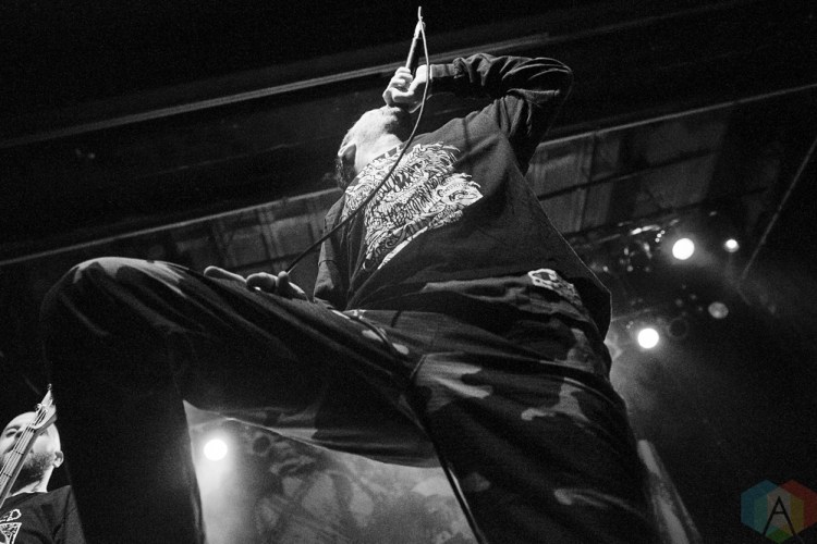 TORONTO, ON - DECEMBER 06: Cancer Bats performs at Phoenix Concert Theatre in Toronto on December 06, 2018. (Photo: Morgan Harris/Aesthetic Magazine)