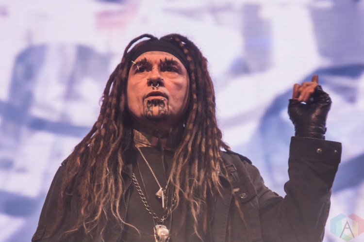TORONTO, ON - DECEMBER 02: Ministry performs at Rebel in Toronto on December 02, 2018. (Photo: Tyler Roberts/Aesthetic Magazine)