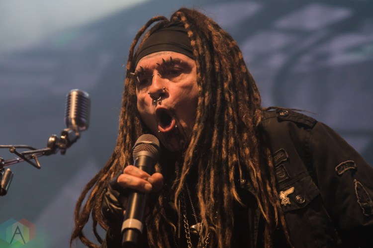 TORONTO, ON - DECEMBER 02: Ministry performs at Rebel in Toronto on December 02, 2018. (Photo: Tyler Roberts/Aesthetic Magazine)