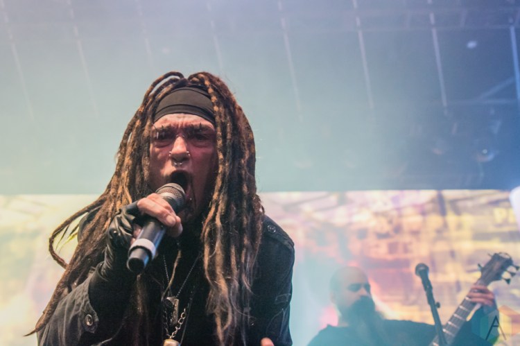 TORONTO, ON - DECEMBER 02: Ministry performs at Rebel in Toronto on December 02, 2018. (Photo: Tyler Roberts/Aesthetic Magazine)