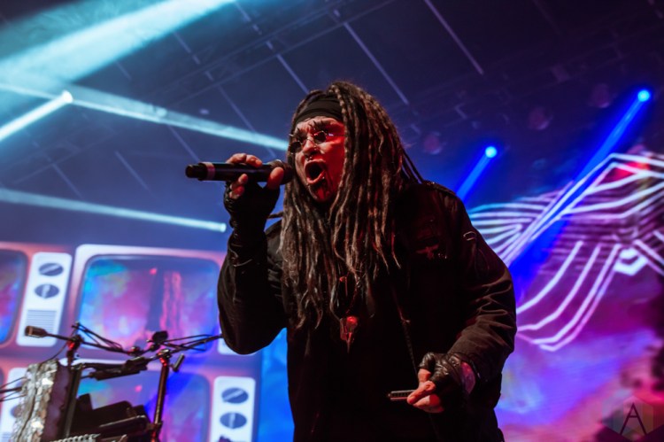 TORONTO, ON - DECEMBER 02: Ministry performs at Rebel in Toronto on December 02, 2018. (Photo: Tyler Roberts/Aesthetic Magazine)