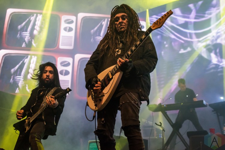 TORONTO, ON - DECEMBER 02: Ministry performs at Rebel in Toronto on December 02, 2018. (Photo: Tyler Roberts/Aesthetic Magazine)