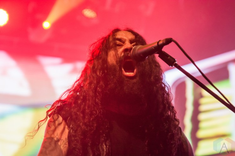 TORONTO, ON - DECEMBER 02: Ministry performs at Rebel in Toronto on December 02, 2018. (Photo: Tyler Roberts/Aesthetic Magazine)