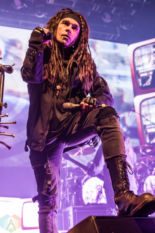 TORONTO, ON - DECEMBER 02: Ministry performs at Rebel in Toronto on December 02, 2018. (Photo: Tyler Roberts/Aesthetic Magazine)