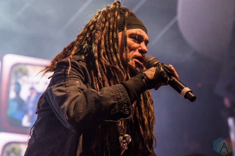 TORONTO, ON - DECEMBER 02: Ministry performs at Rebel in Toronto on December 02, 2018. (Photo: Tyler Roberts/Aesthetic Magazine)