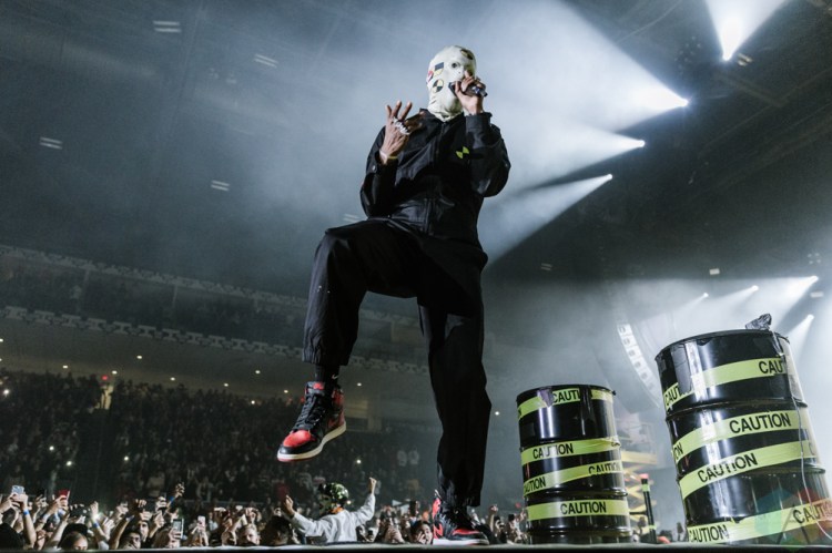TORONTO, ON - JANUARY 11: ASAP Rocky performs at Coca-Cola Coliseum in Toronto on January 11, 2019. (Photo: Jenna Hum/Aesthetic Magazine)