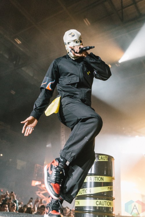 TORONTO, ON - JANUARY 11: ASAP Rocky performs at Coca-Cola Coliseum in Toronto on January 11, 2019. (Photo: Jenna Hum/Aesthetic Magazine)