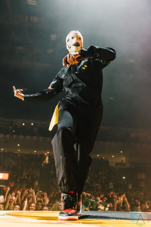 TORONTO, ON - JANUARY 11: ASAP Rocky performs at Coca-Cola Coliseum in Toronto on January 11, 2019. (Photo: Jenna Hum/Aesthetic Magazine)