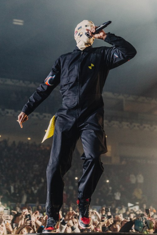 TORONTO, ON - JANUARY 11: ASAP Rocky performs at Coca-Cola Coliseum in Toronto on January 11, 2019. (Photo: Jenna Hum/Aesthetic Magazine)