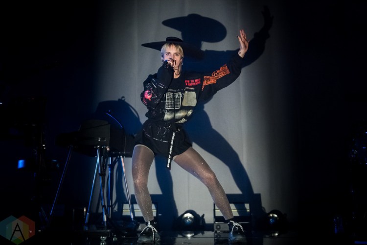 TORONTO, ON - JANUARY 23: MØ performs at Danforth Music Hall in Toronto on January 23, 2019. (Photo: Angelo Marchini/Aesthetic Magazine)
