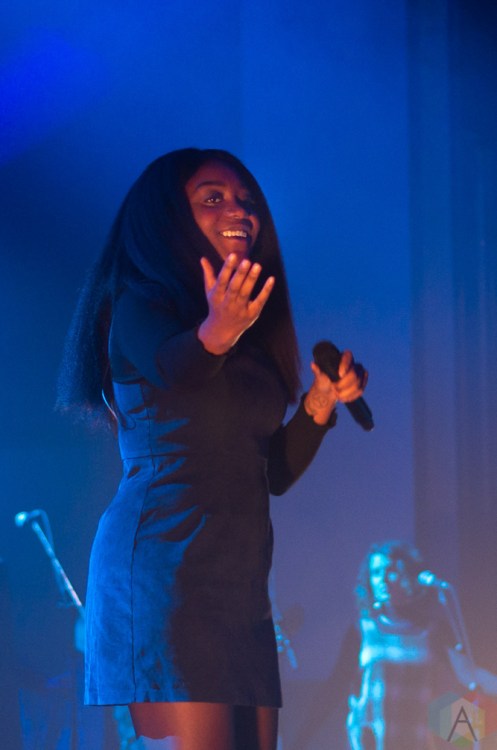 TORONTO, ON - JANUARY 03: Noname performs at Danforth Music Hall in Toronto on January 03, 2019. (Photo: Janine Wong/Aesthetic Magazine)
