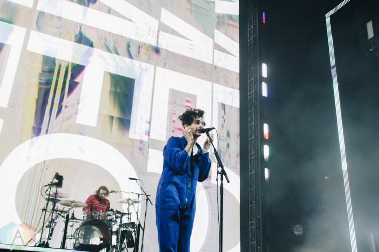 MANCHESTER, UK - JANUARY 24: The 1975 performs at Manchester Arena in Manchester, UK on January 24, 2019. (Photo: Priti Shikotra/Aesthetic Magazine)