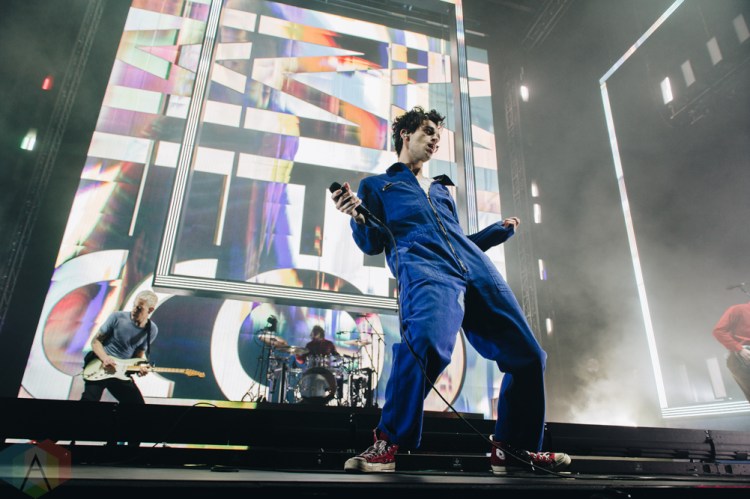 MANCHESTER, UK - JANUARY 24: The 1975 performs at Manchester Arena in Manchester, UK on January 24, 2019. (Photo: Priti Shikotra/Aesthetic Magazine)
