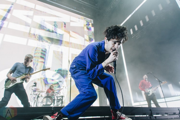 MANCHESTER, UK - JANUARY 24: The 1975 performs at Manchester Arena in Manchester, UK on January 24, 2019. (Photo: Priti Shikotra/Aesthetic Magazine)