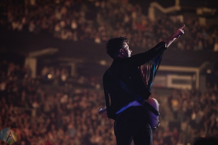 TORONTO, ON - FEBRUARY 16: Arkells performs at Scotiabank Arena in Toronto on February 16, 2019. (Photo: Kirsten Sonntag/Aesthetic Magazine)