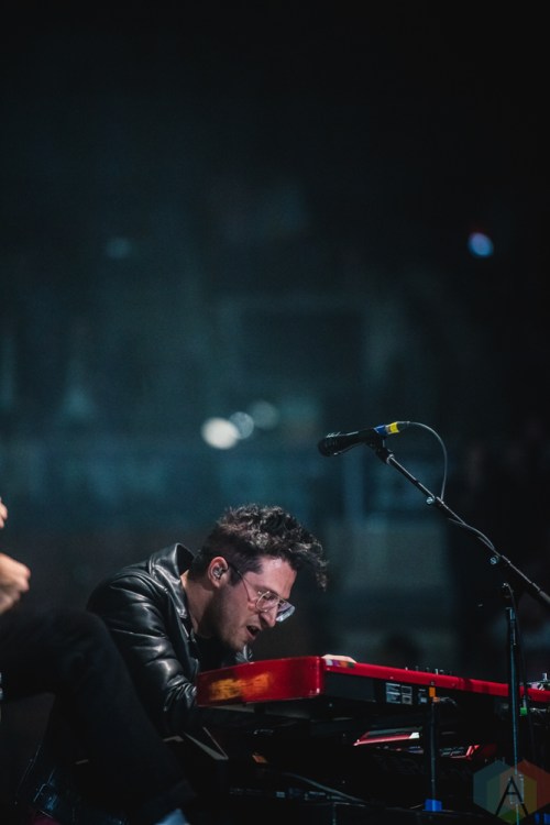 TORONTO, ON - FEBRUARY 16: Arkells performs at Scotiabank Arena in Toronto on February 16, 2019. (Photo: Kirsten Sonntag/Aesthetic Magazine)