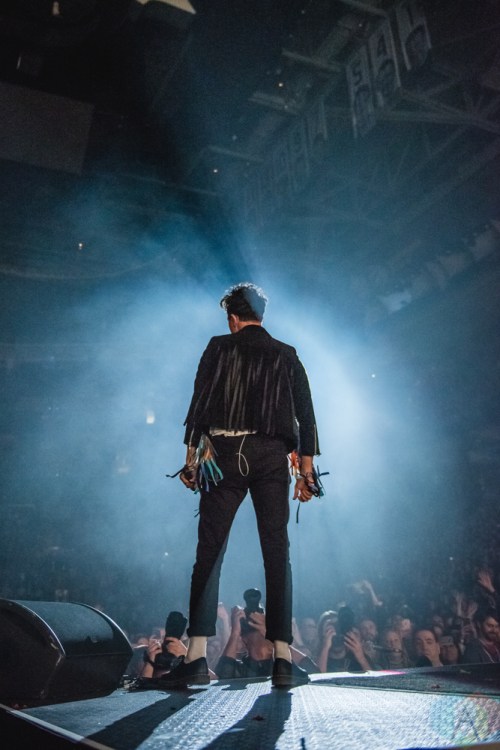 TORONTO, ON - FEBRUARY 16: Arkells performs at Scotiabank Arena in Toronto on February 16, 2019. (Photo: Kirsten Sonntag/Aesthetic Magazine)