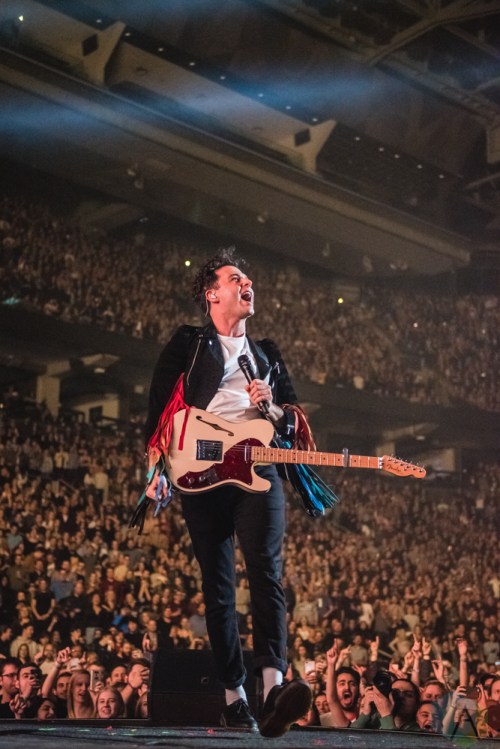 TORONTO, ON - FEBRUARY 16: Arkells performs at Scotiabank Arena in Toronto on February 16, 2019. (Photo: Kirsten Sonntag/Aesthetic Magazine)