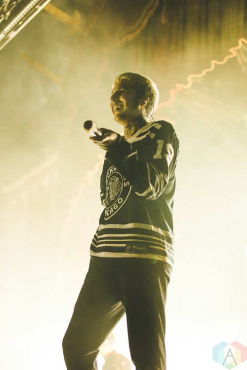 CHICAGO, IL - FEBRUARY 05: Bring Me The Horizon performs at Aragon Ballroom in Chicago on February 05, 2019. (Photo: Rob Haberman/Aesthetic Magazine)