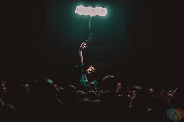 TORONTO, ON - JANUARY 31: Dan Mangan performs at Danforth Music Hall in Toronto on January 31, 2019. (Photo: Joanna Glezakos/Aesthetic Magazine)