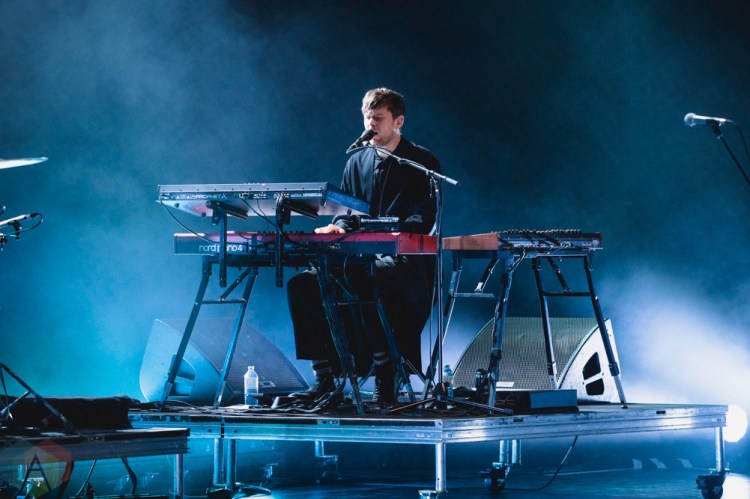 TORONTO, ON - FEBRUARY 27: James Blake performs at Sony Centre in Toronto on February 27, 2019. (Photo: Anton Mak/Aesthetic Magazine)