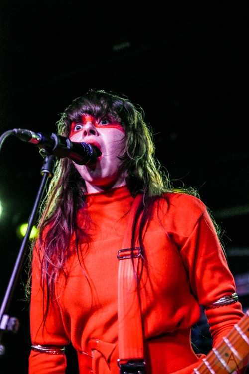 TORONTO, ON - FEBRUARY 22: Le Butcherettes performs at Drake Hotel in Toronto on February 22, 2019. (Photo: Jaime Espinoza/Aesthetic Magazine)