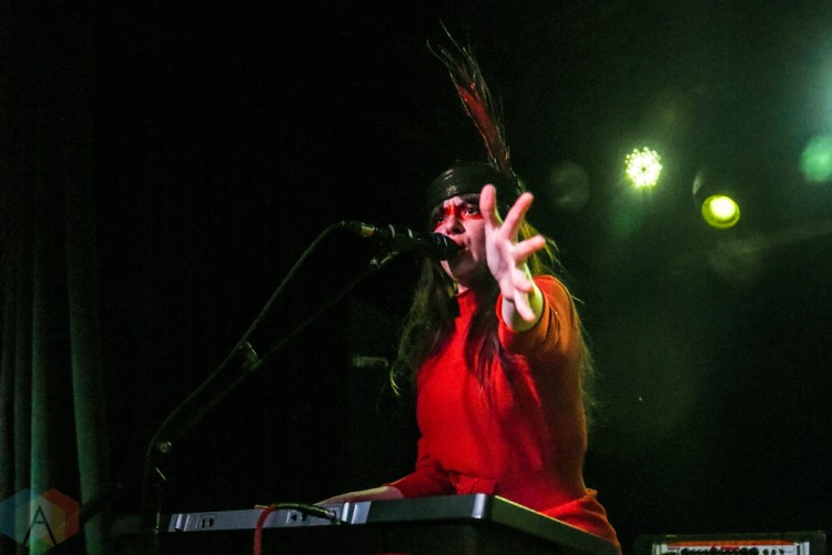 TORONTO, ON - FEBRUARY 22: Le Butcherettes performs at Drake Hotel in Toronto on February 22, 2019. (Photo: Jaime Espinoza/Aesthetic Magazine)