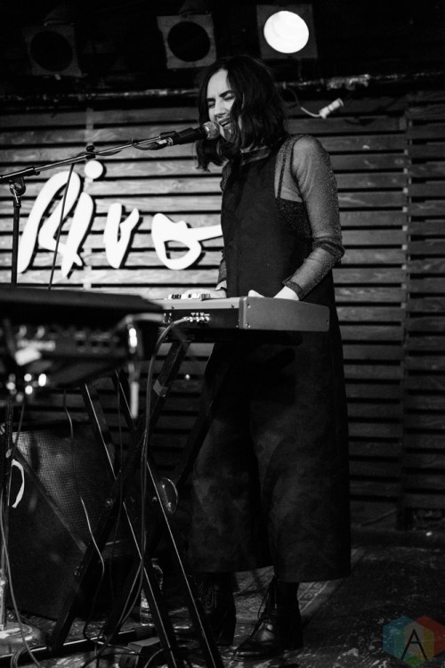 TORONTO, ON - JANUARY 25: Meg Mac performs at Rivoli in Toronto on February 20, 2019. (Photo: Morgan Hotston/Aesthetic Magazine)