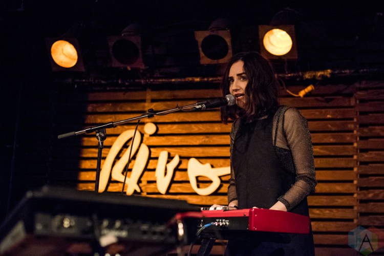 TORONTO, ON - JANUARY 25: Meg Mac performs at Rivoli in Toronto on February 20, 2019. (Photo: Morgan Hotston/Aesthetic Magazine)