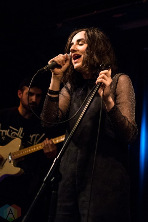 TORONTO, ON - JANUARY 25: Meg Mac performs at Rivoli in Toronto on February 20, 2019. (Photo: Morgan Hotston/Aesthetic Magazine)