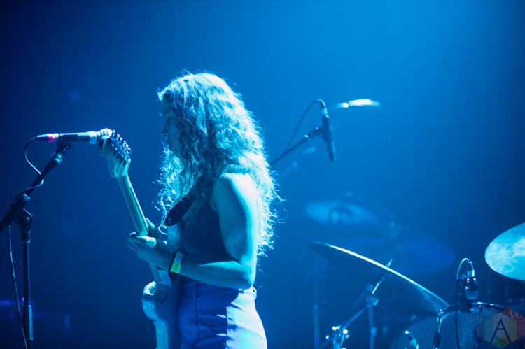 TORONTO, ON - FEBRUARY 11: Nilufer Yanya performs at Danforth Music Hall in Toronto on February 11, 2019. (Photo: Michael Hurcomb/Aesthetic Magazine)