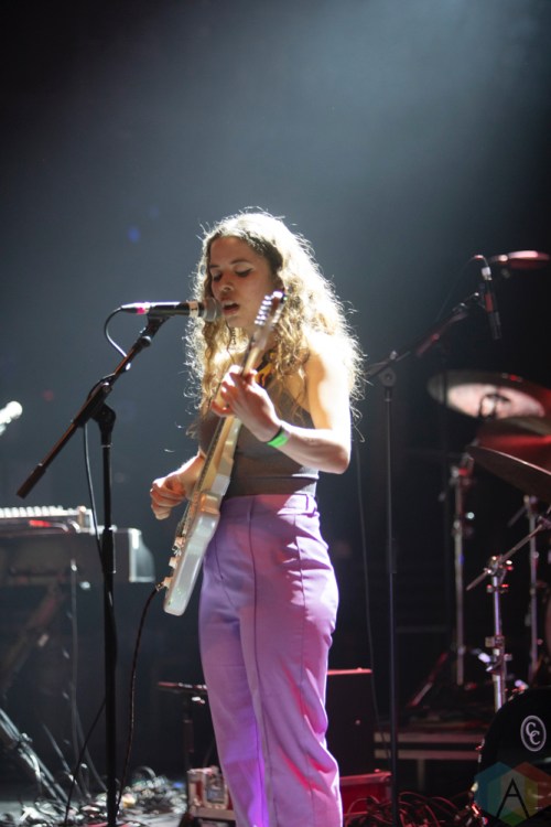 TORONTO, ON - FEBRUARY 11: Nilufer Yanya performs at Danforth Music Hall in Toronto on February 11, 2019. (Photo: Michael Hurcomb/Aesthetic Magazine)
