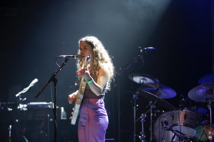 TORONTO, ON - FEBRUARY 11: Nilufer Yanya performs at Danforth Music Hall in Toronto on February 11, 2019. (Photo: Michael Hurcomb/Aesthetic Magazine)