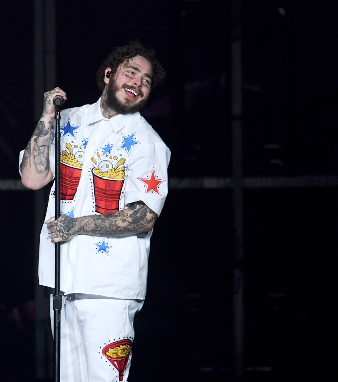 ATLANTA, GA - FEBRUARY 01: Post Malone performs at Super Bowl Music Fest at State Farm Arena on February 1, 2019 in Atlanta, Georgia. (Photo: Kevin Winter/Getty)