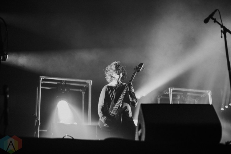 CHICAGO, IL - FEBRUARY 05: Thrice performs at Aragon Ballroom in Chicago on February 05, 2019. (Photo: Rob Haberman/Aesthetic Magazine)