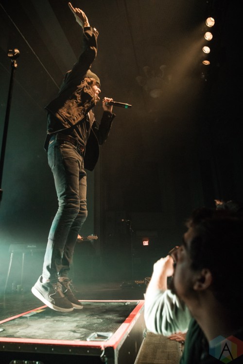 TORONTO, ON - FEBRUARY 22: Watsky performs at Danforth Music Hall in Toronto on February 22, 2019. (Photo: Lauren Garbutt/Aesthetic Magazine)