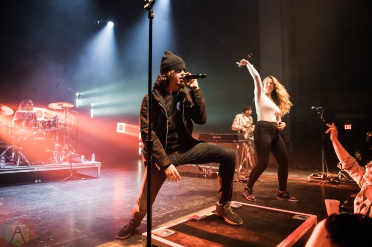 TORONTO, ON - FEBRUARY 22: Watsky performs at Danforth Music Hall in Toronto on February 22, 2019. (Photo: Lauren Garbutt/Aesthetic Magazine)