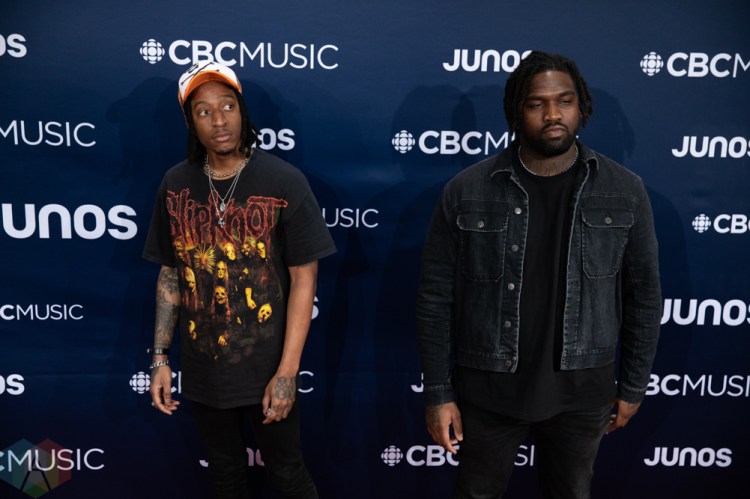 LONDON, ON - MARCH 17: 88 Glam attend the 2019 Juno Awards red carpet at Budweiser Gardens in London, Ontario on March 17, 2019. (Photo: Brendan Albert/Aesthetic Magazine)