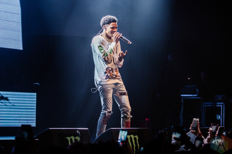 TORONTO, ON - MARCH 12: A Boogie Wit Da Hoodie performs at Rebel in Toronto on March 12, 2019. (Photo: Jenna Hum/Aesthetic Magazine)