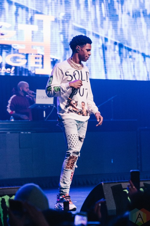 TORONTO, ON - MARCH 12: A Boogie Wit Da Hoodie performs at Rebel in Toronto on March 12, 2019. (Photo: Jenna Hum/Aesthetic Magazine)