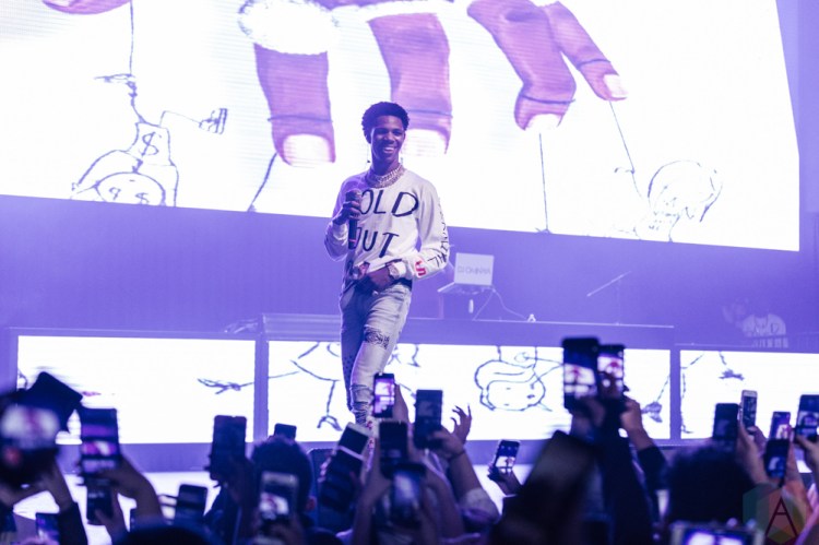 TORONTO, ON - MARCH 12: A Boogie Wit Da Hoodie performs at Rebel in Toronto on March 12, 2019. (Photo: Jenna Hum/Aesthetic Magazine)