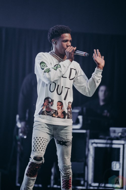 TORONTO, ON - MARCH 12: A Boogie Wit Da Hoodie performs at Rebel in Toronto on March 12, 2019. (Photo: Jenna Hum/Aesthetic Magazine)