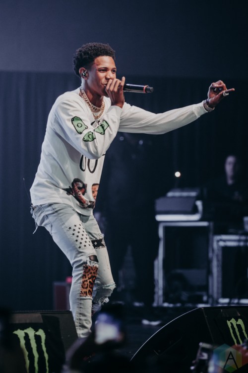 TORONTO, ON - MARCH 12: A Boogie Wit Da Hoodie performs at Rebel in Toronto on March 12, 2019. (Photo: Jenna Hum/Aesthetic Magazine)