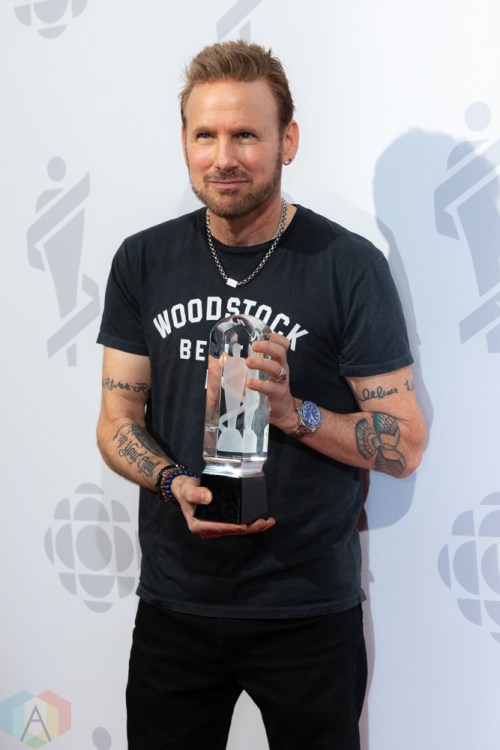 LONDON, ON - MARCH 17: Corey Hart attends the 2019 Juno Awards red carpet at Budweiser Gardens in London, Ontario on March 17, 2019. (Photo: Brendan Albert/Aesthetic Magazine)